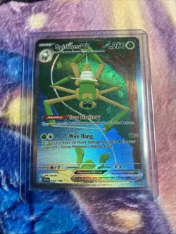 Spidops EX 243/198 Scarlet & Violet Base Set Illustration Rare Holo Pokemon NM - Image 1