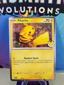 Pikachu 51/162 Stamped 2026 Pokemon Day 30th Anniversary Promo TCG - Image 1