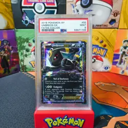 PSA 9 MINT 2016 Pokemon XY Fates Collide Umbreon EX 55 - Image 1