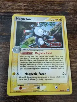Pokemon EX Power Keepers Magneton 16/108 Reverse Holo Stamped - Image 1
