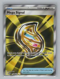 Mega Signal Holo 171/132 ME01: Mega Evolution Pokemon TCG NM Ultra Rare - Image 1