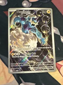 Pokemon TCG Thunderous #209 Promo From Scarlet & Violet Black Bolt ETB - Image 1