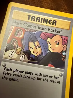 Pokemon TCG Here Comes Team Rocket! - Holo Rare 15/82 Team Rocket 2000 Near Mint - Image 3