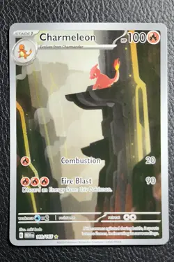 Charmeleon 169/165 English Pokemon TCG Scarlet and Violet 151 Holo - Image 1