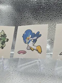 Japan Pokemon Daiichi Pan Bread Sticker Lot x3 Sprigatito Quaxly Gardevoir SV - Image 4