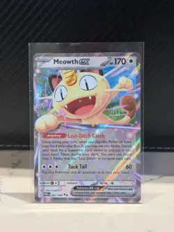 Pokemon Perfect Order (2026) Meowth ex Double Rare Holo #094/088 (Near Mint) - Image 1
