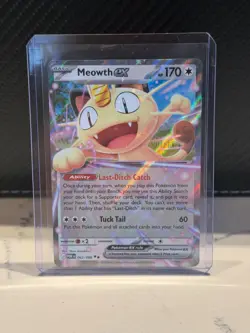 Pokemon Perfect Order (2026) Meowth ex Double Rare Holo #094/088 (Near Mint) - Image 3