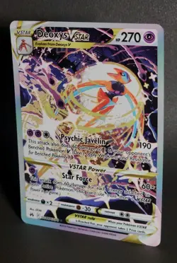 2023 POKEMON SWSH CROWN ZENITH GALARIAN GALLERY #GG46 DEOXYS VSTAR NM-MINT - Image 2