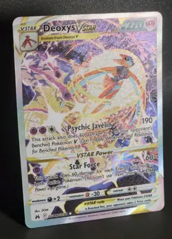 2023 POKEMON SWSH CROWN ZENITH GALARIAN GALLERY #GG46 DEOXYS VSTAR NM-MINT - Image 5