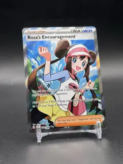 Pokemon Perfect Order Rosa's Encouragement 114/88 Secret Rare Full Art TCG NM - Image 1