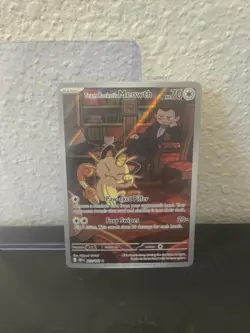 Pokemon TCG Team Rockets Meowth 203/182 Destined Rivals - Image 3