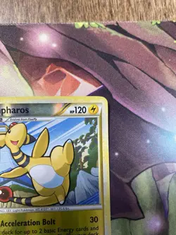 Pokemon HeartGold SoulSilver Ampharos Reverse Holo Rare 14/123 English TCG MP - Image 3