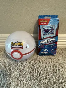 Pokemon TCG Pokeball Tin E25 Q4 2025 + Knock Out Collection Kyogre 5x Booster - Image 1
