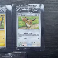Sealed Eevee + Pikachu Pokemon Together, squirtle pokemon center Stamped 151 - Image 3
