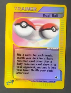 Pokemon Expedition Set Uncommon Reverse-Holo "Dual Ball" 139/165 (English) - Image 1