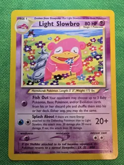 2002 POKEMON TCG NEO DESTINY 51/105 LIGHT SLOWBRO UNLIMITED UNCOMMON NEAR MINT - Image 1