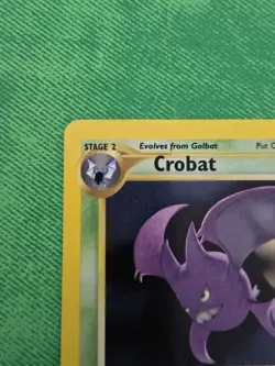 2001 POKEMON TCG NEO REVELATION 4/64 CROBAT UNLIMITED HOLO RARE NEAR MINT - Image 2