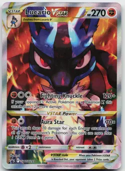 Lucario VSTAR SWSH291 Holo Promo Sword & Shield Promo Pokemon Near Mint - Image 1