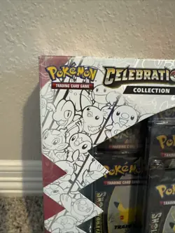 Pokemon TCG: 25th Anniversary Celebrations Collection Box Dark Sylveon V Booster 820650809392 - Image 2