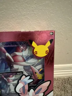 Pokemon TCG: 25th Anniversary Celebrations Collection Box Dark Sylveon V Booster 820650809392 - Image 5