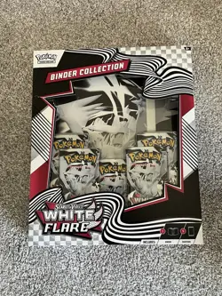 Pokemon TCG Scarlet & Violet White Flare Binder Collection Box - Image 1