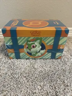 Pokemon TCG Paldea Adventure Chest 6 Booster Packs 7 Foil Promos Collector Box - Image 4