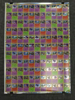 2023 Pokemon Halloween Trick or Trade BOOster English Foil Uncut Sheet (c) - Image 1