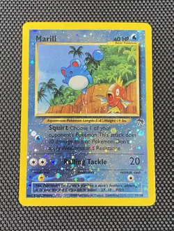 Pokemon TCG Marill 11/18 Southern Islands Reverse Holo LP/NM - Image 1