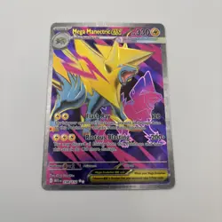 Mega Manectric EX 158/132 Full Art Ultra Rare Mega Evolution NM Pokemon TCG - Image 1