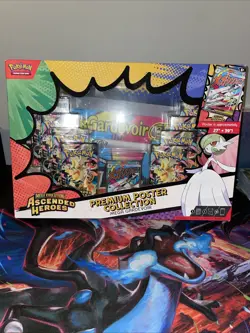 Pokemon TCG Ascended Heroes Premium Poster Collection Mega Gardevoir Box - Image 1