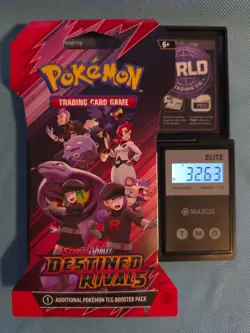 (HEAVY)🔥 32.63g Pokemon TCG Destined Rivals Sleeved Booster Pack Sealed✅ - Image 1