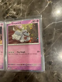 Pokemon TCG Cosmos Holo Obsidian Flames Set Of 2 Greavard - Image 4