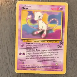 Pokemon Mew Wotc Promo 08/53 Promo 50 HP Wizards Basic Regular 1999 - Image 1