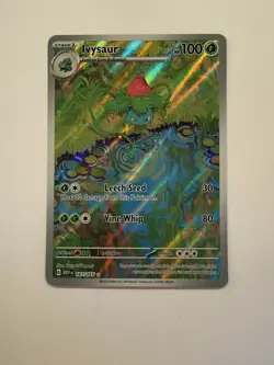 Ivysaur - 167/165 Illustration Rare Holo NM Pokemon SV: Scarlet & Violet 151 NM - Image 1