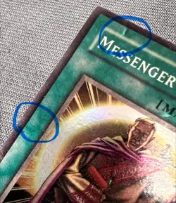 Yugioh Messenger of Peace Unlimited Edition Super Rare MRL-102 MP damaged - Image 3