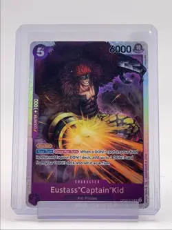 EUSTASS "CAPTAIN" KID 2023 ONE PIECE NEW ERA SUPER RARE B #OP05-074 Q6011 - Image 1