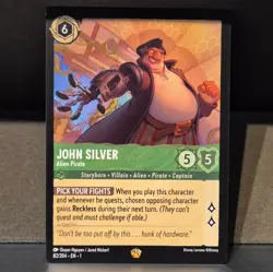 2023 DISNEY LORCANA - John Silver 82/204 - The First Chapter - LEGENDARY Rarity - Image 1