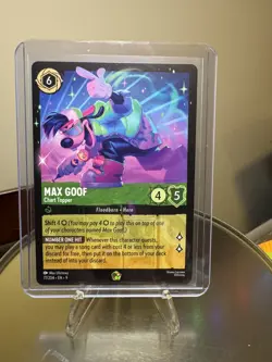 Disney Lorcana Max Goof - Chart Topper Legendary Fabled Regular 77/204 - Image 3
