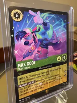 Disney Lorcana Max Goof - Chart Topper Legendary Fabled Regular 77/204 - Image 4