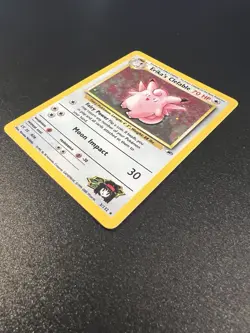 Erika’s Clefable 3/132 Gym Heroes Unlimited 2000 Pokemon Card Holo Rare NM - Image 3