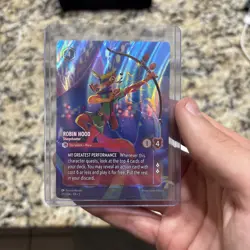 Disney Lorcana Robin Hood - shimmering skies card 215/204 - Image 1