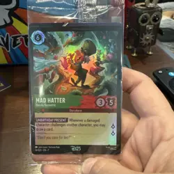 Disney Lorcana Card D23 Promo Mad Hatter Gold Member 2026 Unruly Eccentric - Image 4