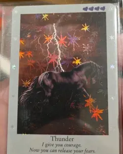 BELLA SARA THUNDER FOIL CARD F8/9 SILVER BOARDER 1ST SERIES MINT UNUSED CODE - Image 1