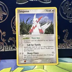 Pokemon EX Power Keepers Rare Card - Zangoose 25/108 LP - Image 1