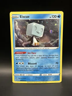 Cosmo Holo Eiscue 054/192 - Pokemon Rebel Clash Card - LP - Image 2