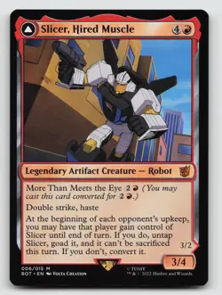 Slicer, Hired Muscle *Non-Foil* BOT 6 NM - Image 1