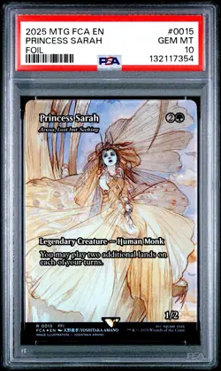 2025 MTG Final Fantasy PRINCESS SARAH * Through The Ages FOIL #0015 * PSA 10 - Image 1