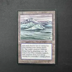 *** Ice Floe Ice Age *** NEVER PLAYED 1995 MTG Magic VINTAGE FAST SHIPPING - Image 1