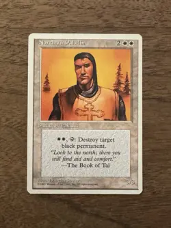 Northern Paladin NM+ NEVER PLAYED MTG Fourth Ed 4th 4Ed Rare Magic FAST SHIPPING - Image 1