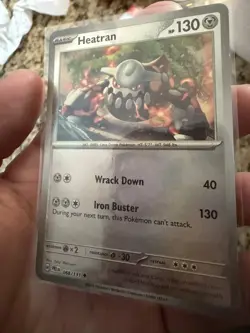 Heatran 068/131 Master Ball - Pokemon Prismatic Evolutions - NM - Image 1